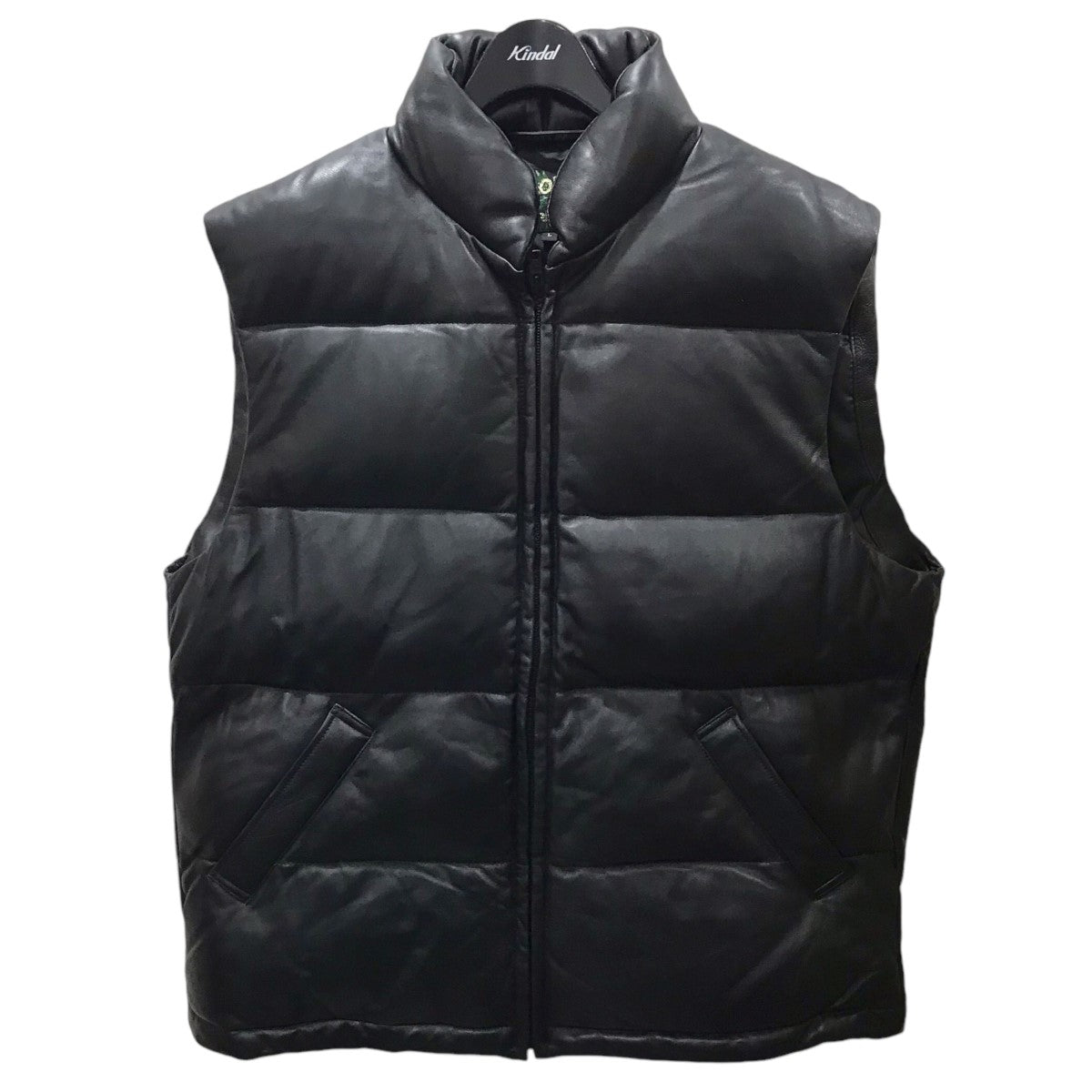 23AW レザーダウンベスト LEATHER DOWN VEST 782-3251002