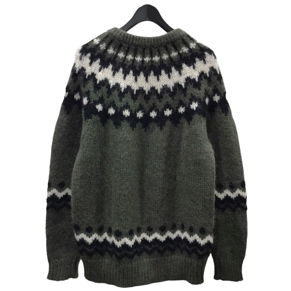 BATONER(バトナー) 20AW モヘアノルディッククルーネックニットセーター MOHAIR NORDIC CREW NECK  BN-20FM-052