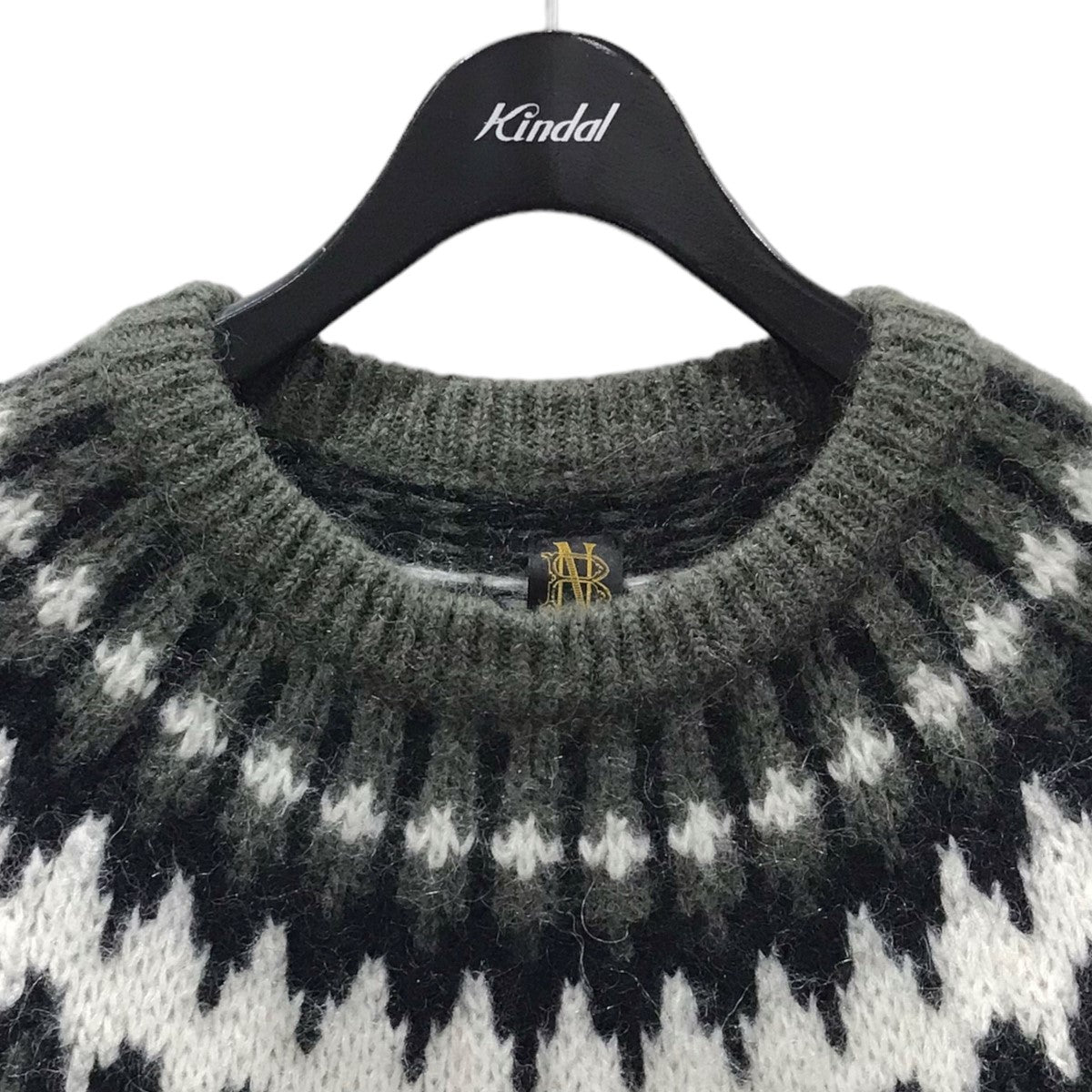 BATONER(バトナー) 20AW モヘアノルディッククルーネックニットセーター MOHAIR NORDIC CREW NECK  BN-20FM-052