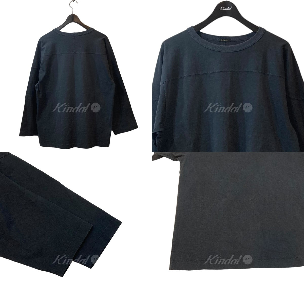 COMOLI(コモリ) フットボールTシャツ カットソー Q03-05002 Q03-05002 