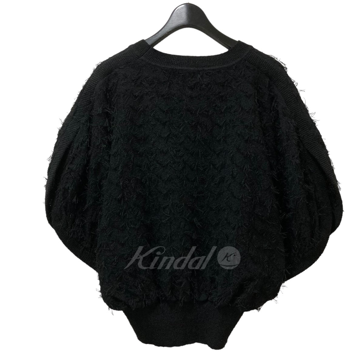 CLANE(クラネ) FRINGE ARCH SLEEVE KNIT TOPS フリンジトップス 14106 ...