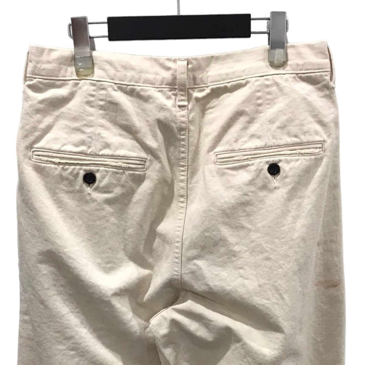 ANCELLM(アンセルム) 24SS ダメージペイント加工チノパンツ PAINT CHINO TROUSERS ペイントチノトラウザーズ  ANC-PT40