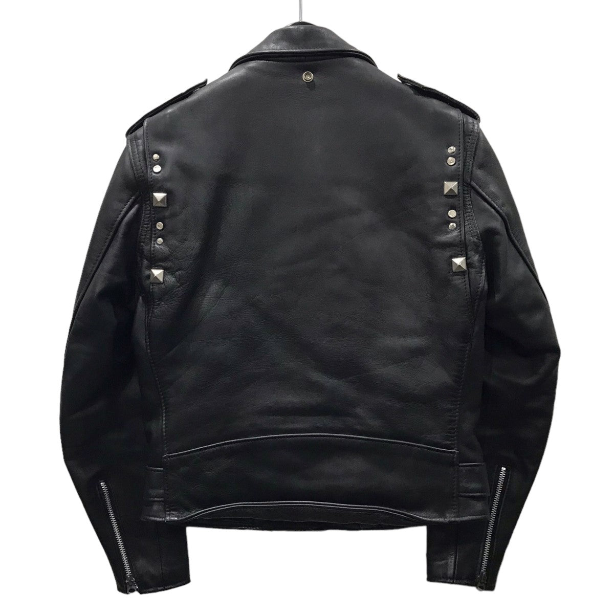 値下げ可！中古美品PANERO ダブルライダースジャケットXL ブラック