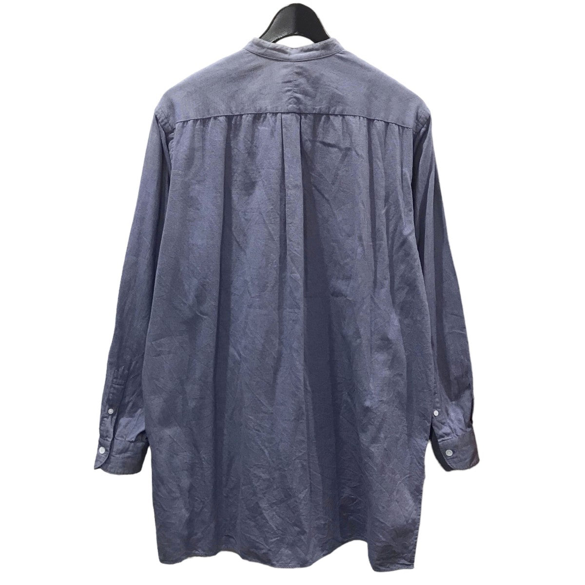 17AW コットンネルバンドカラーシャツ L03-02004