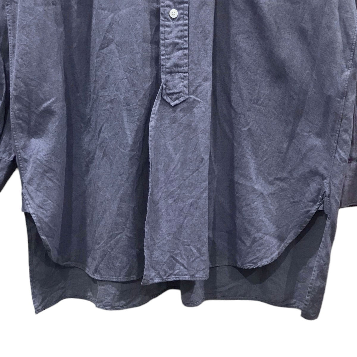 17AW コットンネルバンドカラーシャツ L03-02004