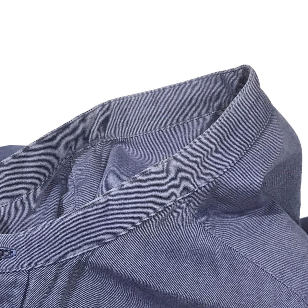 17AW コットンネルバンドカラーシャツ L03-02004