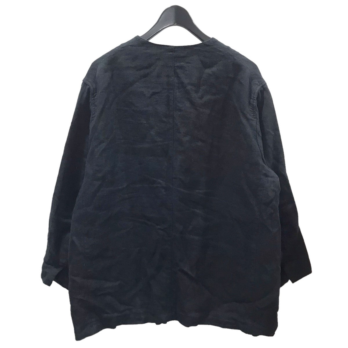新作即納2020AW nest Robe ネストローブ 01203-1003 ツイードカラーレスジャケット F/-ブラック Mサイズ