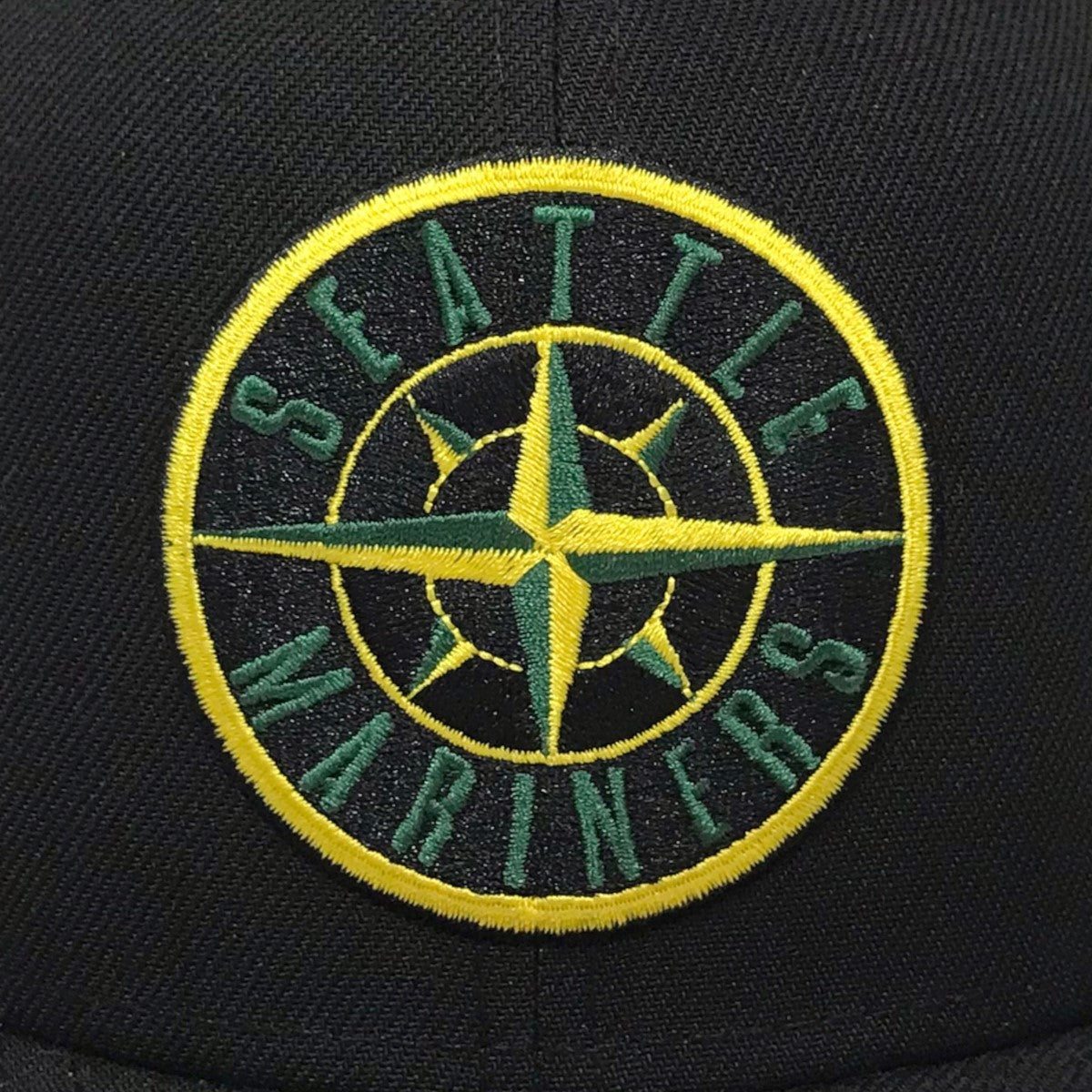 New Era×STONE ISLAND SEATTLE MARINERS 59FIFTY FITTED CAP キャップ ブラック サイズ 7  1/8(26.8cm)｜【公式】カインドオルオンライン ブランド古着・中古通販【kindal】