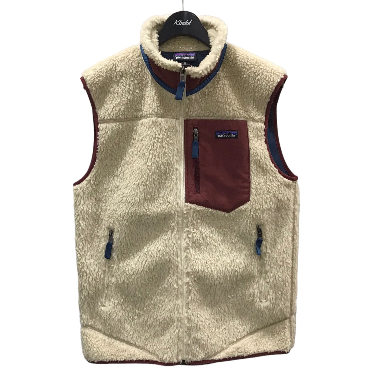 Patagonia(パタゴニア) ジップアップフリースベスト Classic Retro-X Vest クラシックレトロXベスト 23048FA22  23048FA22 ベージュ・レッド サイズ M｜【公式】カインドオルオンライン ブランド古着・中古通販【kindal】