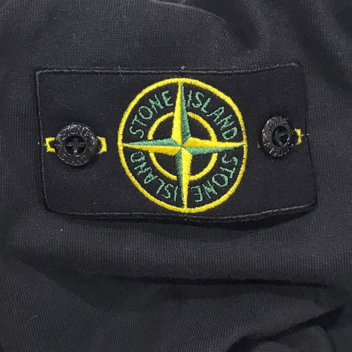 STONE ISLAND(ストーンアイランド) 長袖カットソー GAUZED COTTON JERSEY ガーゼコットンジャージー 751564450  751564450 ブラック サイズ L｜【公式】カインドオルオンライン ブランド古着・中古通販【kindal】