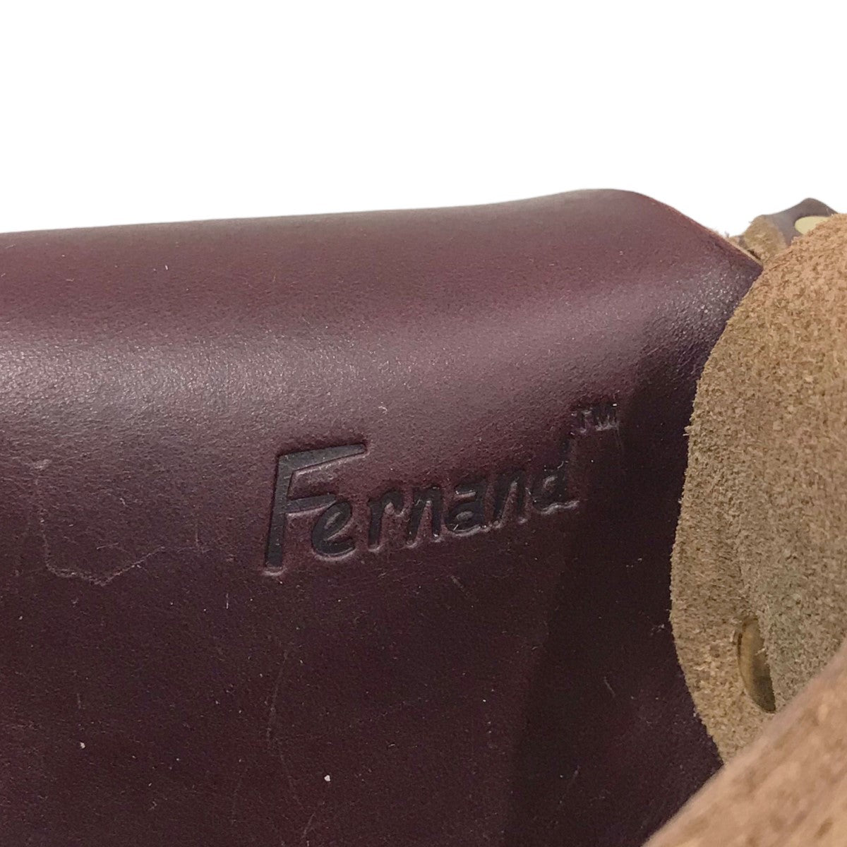 FERNAND LEATHER(フェルナンドレザー) スウェードショルダーバッグ ブラウン｜【公式】カインドオルオンライン  ブランド古着・中古通販【kindal】