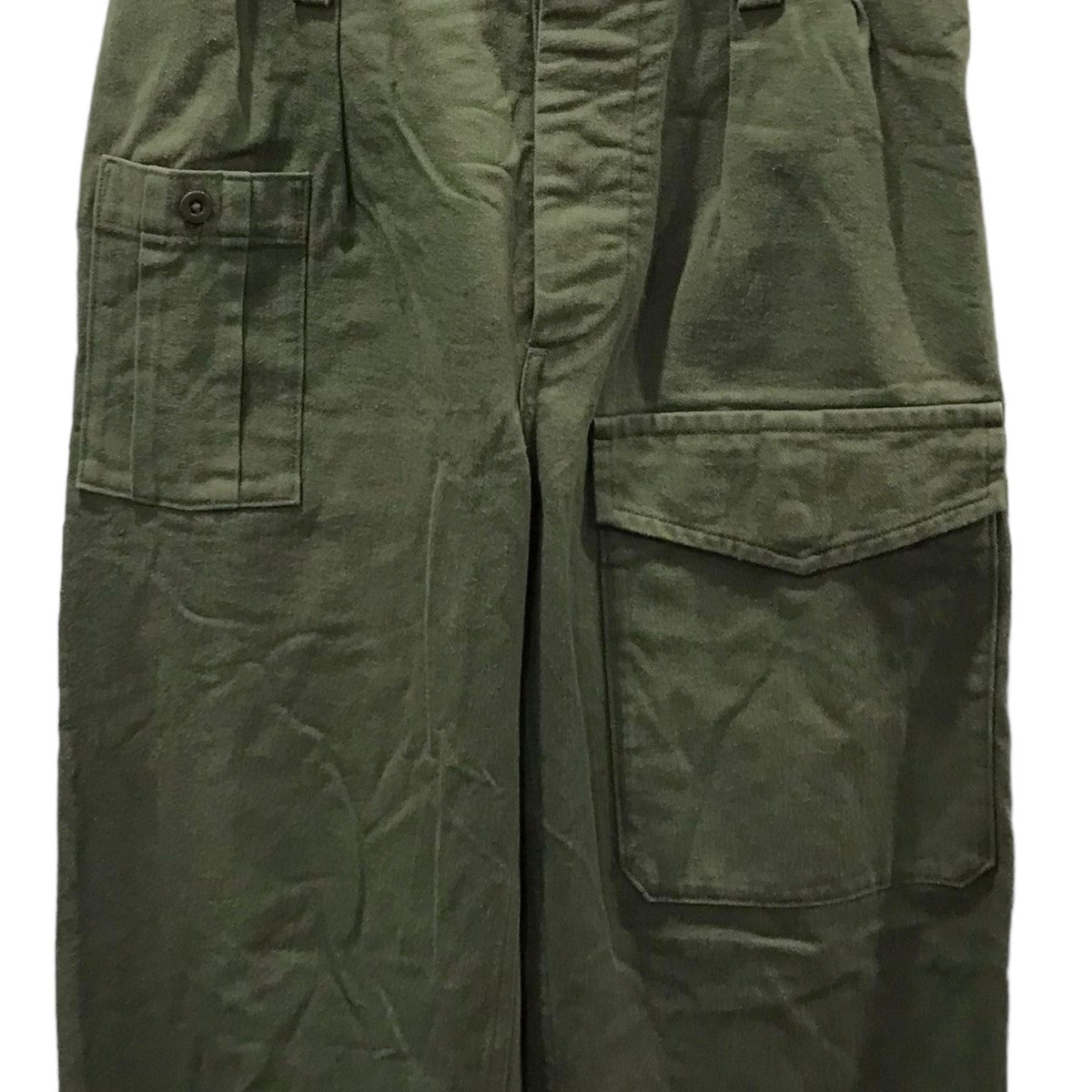 NIGEL CABOURN(ナイジェルケーボン) ブリティッシュ アーミーパンツ バックサテン BRITISH ARMY PANT BACK  SATEEN 8044-00-50030 8044-00-50030 グリーン サイズ 30｜【公式】カインドオルオンライン  ブランド古着・中古通販【kindal】