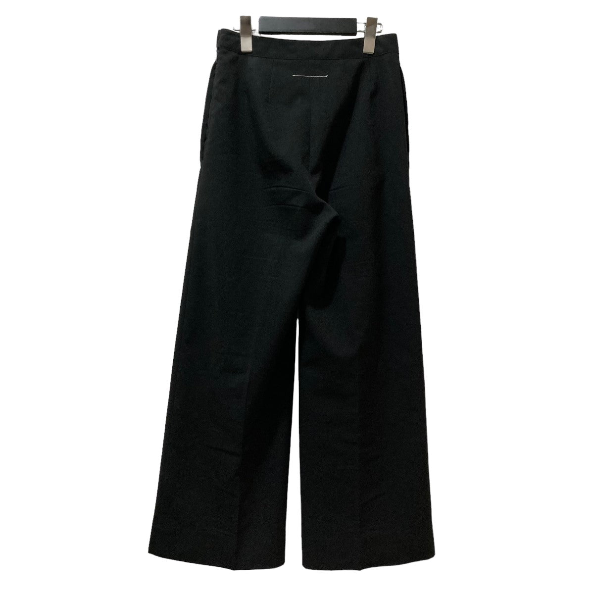 MM6 Maison Margiela(エムエムシックス メゾンマルジェラ) ワイドスラックスパンツ S32KA0476 S32KA0476 ブラック  サイズ 38｜【公式】カインドオルオンライン ブランド古着・中古通販【kindal】