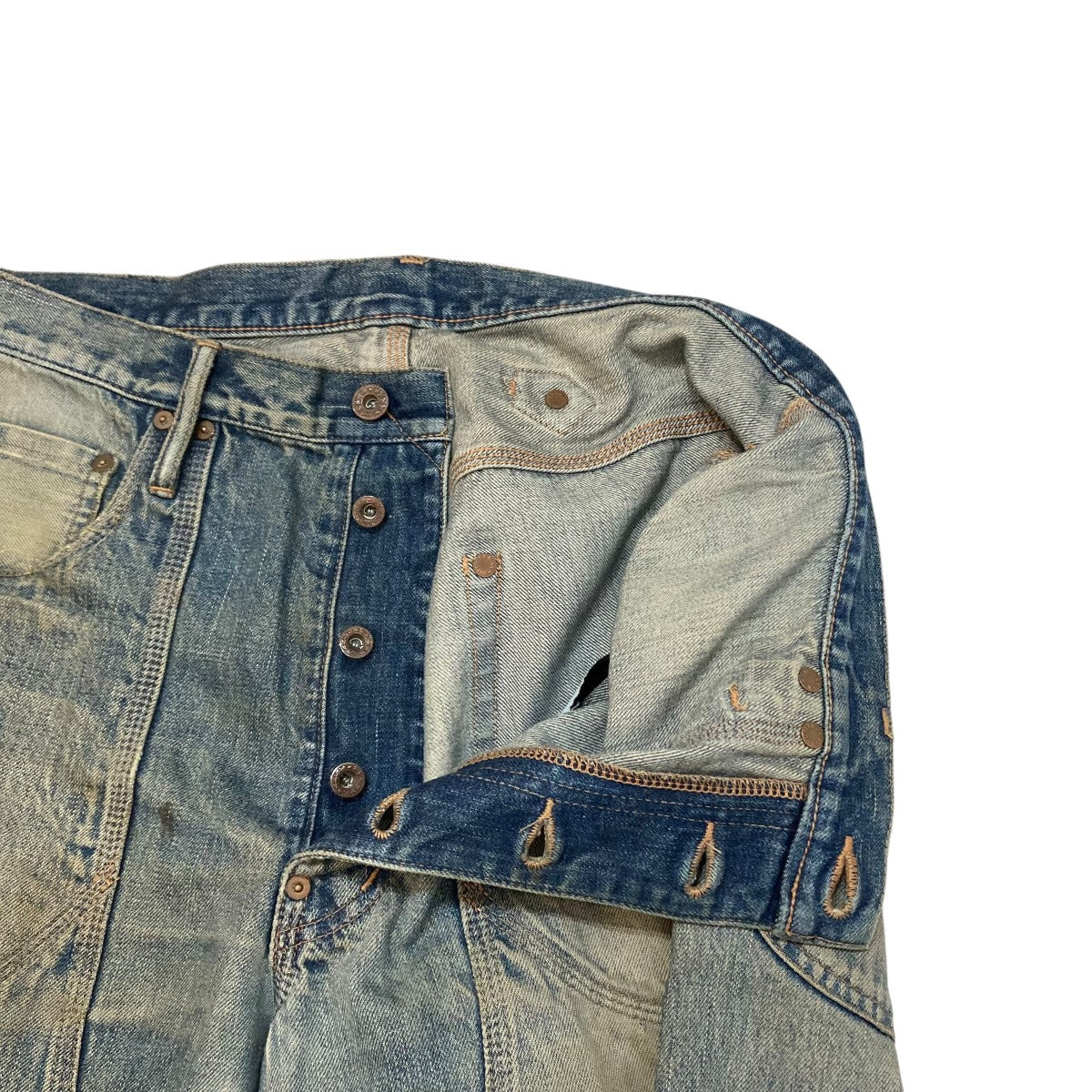 SUGARHILL(シュガーヒル) 22SS× UNUSED FADED DOUBLE KNEE DENIM