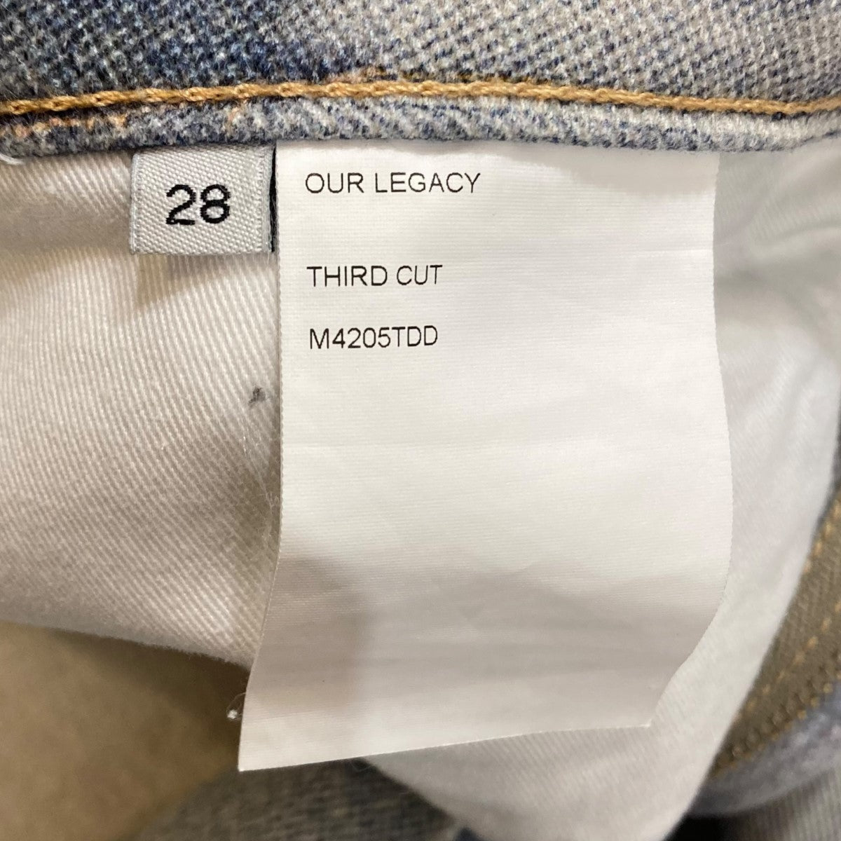 OUR LEGACY(アワーレガシー) THIRD CUT Digital Denim Print デジタル 
