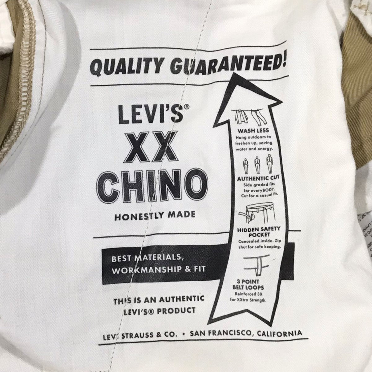 LEVI'S(リーバイス) 9分丈チノパンツ STA PREST WIDE LEG