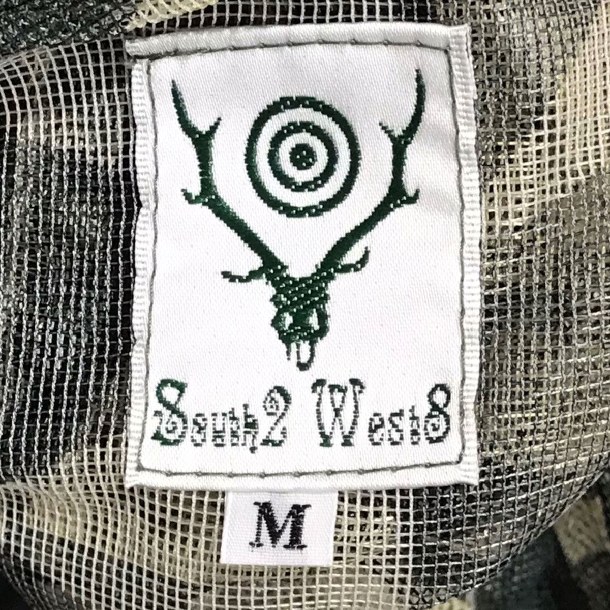 south2 west8(サウス2ウエスト8) ジップアップメッシュパーカー Bush Parka Lightweight Mesh  Skull＆Target ブッシュパーカ ライトウェイトメッシュ スカルアンドターゲット グリーン サイズ M｜【公式】カインドオルオンライン  ブランド古着・中古通販【kindal】