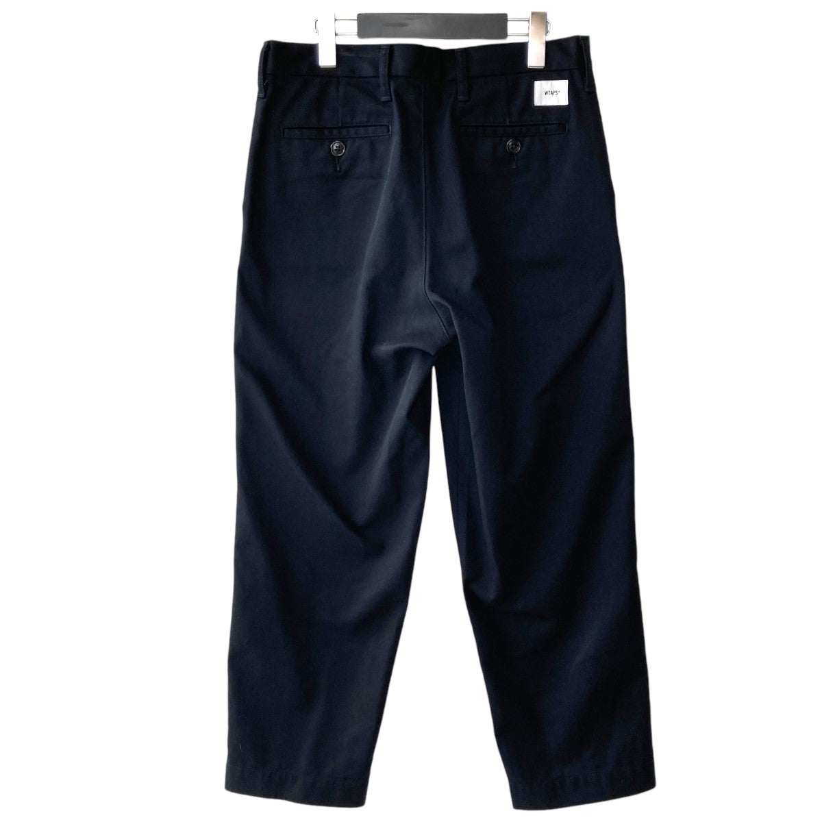 WTAPS(ダブルタップス) 22SSCREASE TROUSERS COPO．TWILLチノパン221BRDT-PTM05  221BRDT-PTM05 ブラック サイズ 02｜【公式】カインドオルオンライン ブランド古着・中古通販【kindal】