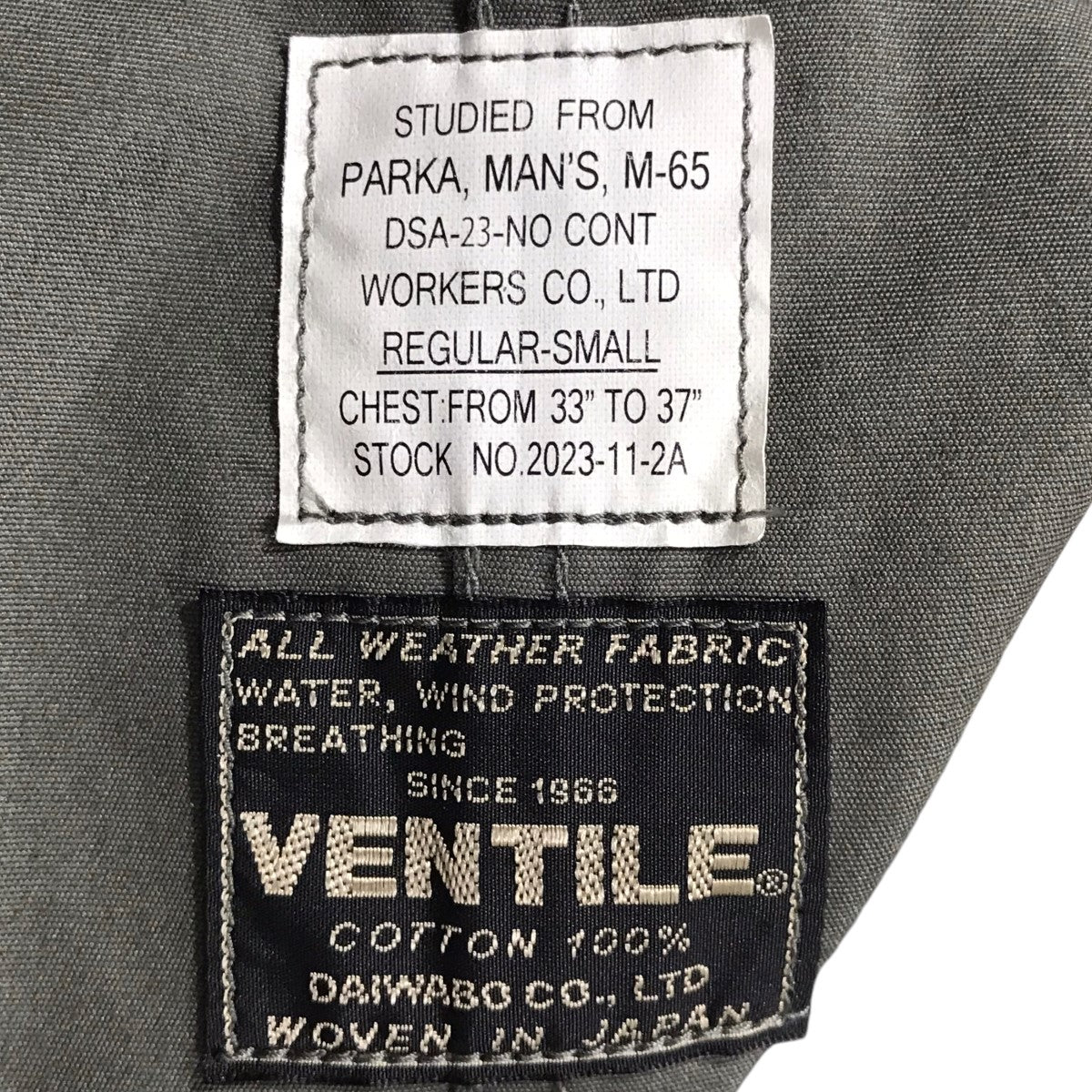 WORKERS(ワーカーズ)～M-65 Field Jacket, Cotton Nylon Sateen