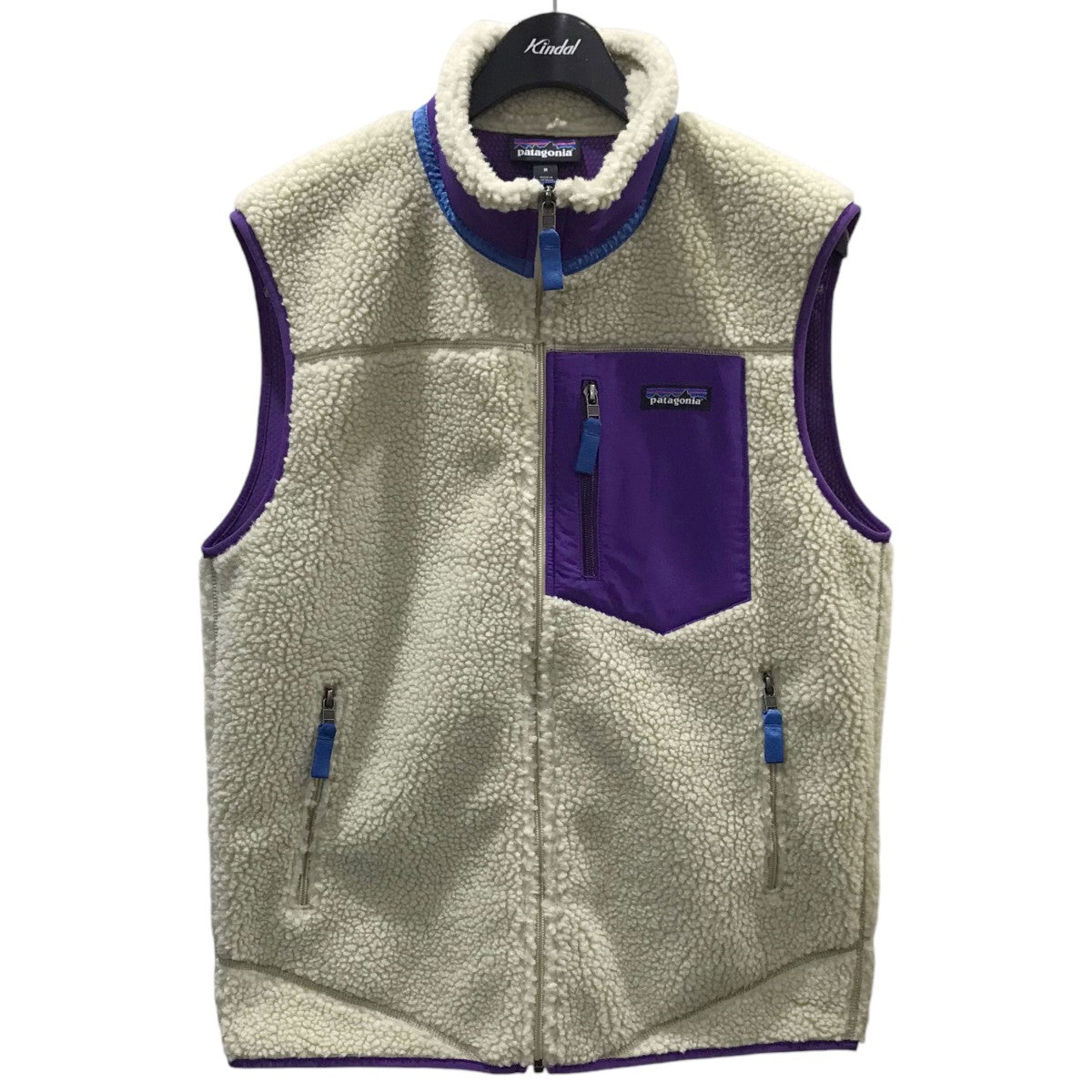 Patagonia(パタゴニア) ジップアップフリースベスト Classic Retro-X Vest クラシックレトロエックスベスト  23048FA20 23048FA20 ナチュラル・パープル サイズ M｜【公式】カインドオルオンライン ブランド古着・中古通販【kindal】