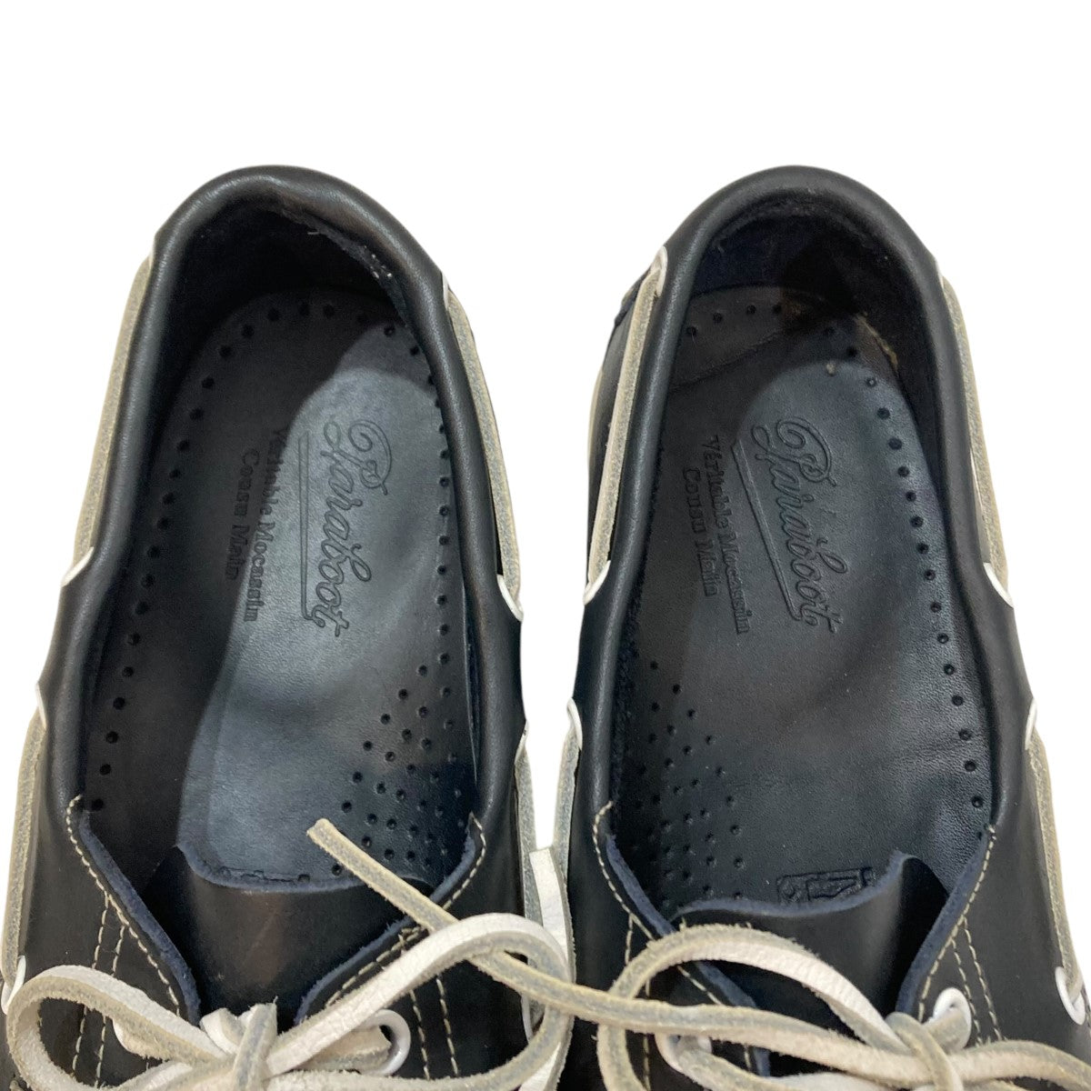 Paraboot バース ネイビー 6 1/2 6.5デッキシューズ