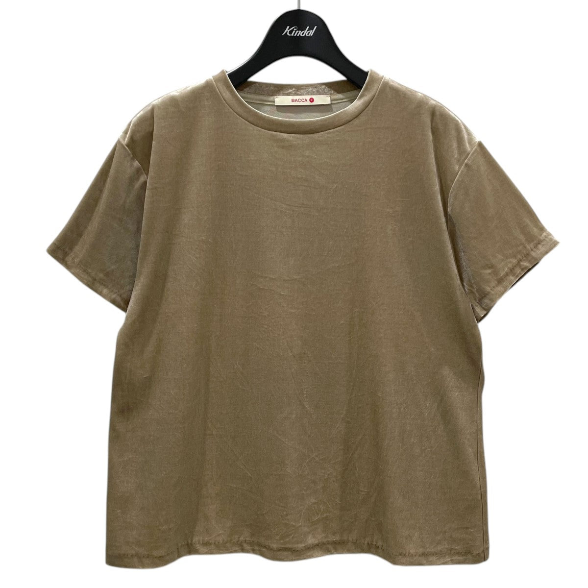 BACCA(バッカ) 23SS ベロアジャージーTシャツ 35-03-32-03401 35