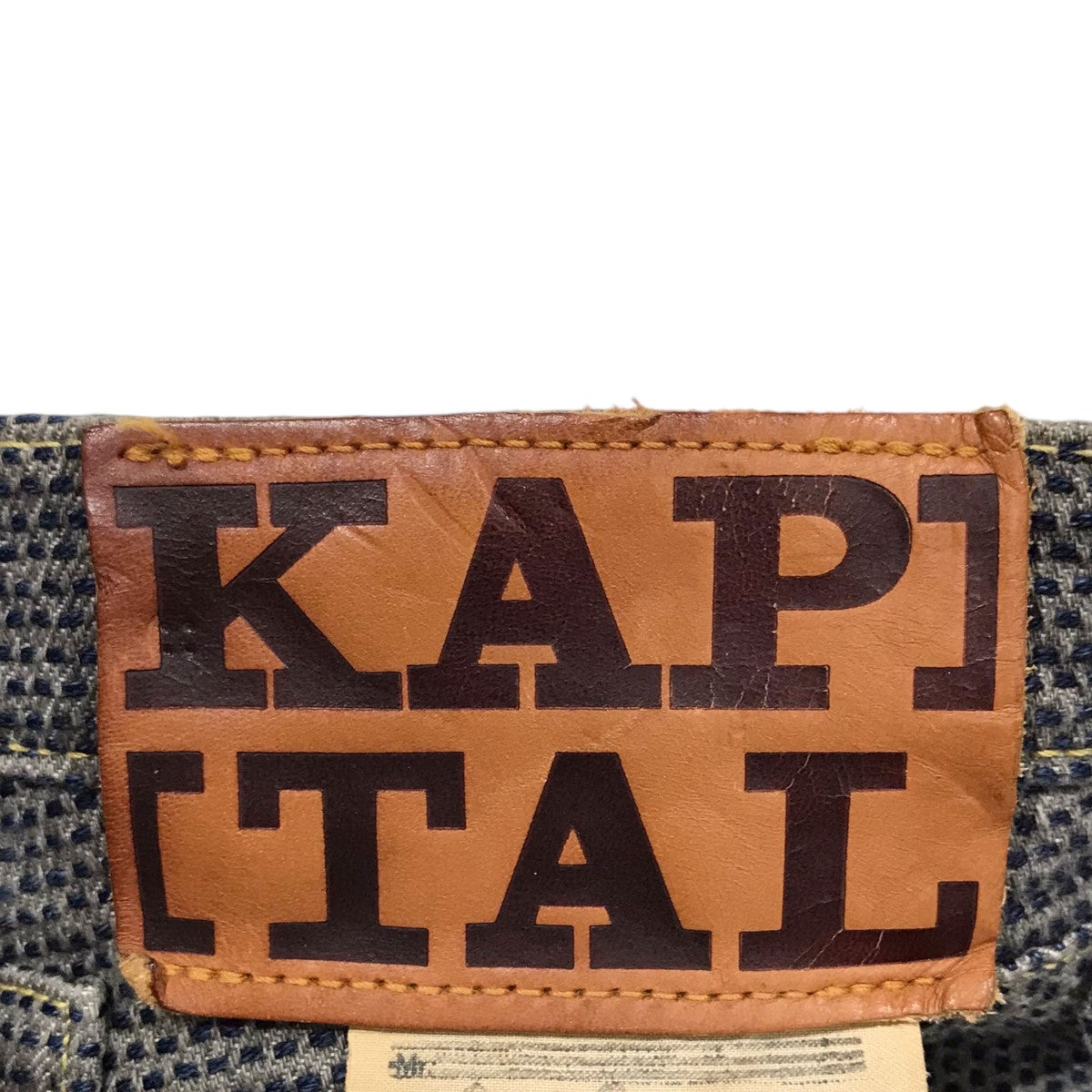 KAPITAL(キャピタル) 刺し子デニムパンツ CENTURY DENIM センチュリーデニムイ KAP-6 KAP-6 インディゴ・グレー サイズ  34｜【公式】カインドオルオンライン ブランド古着・中古通販【kindal】