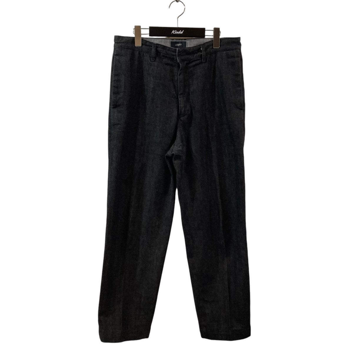 LOEFF(ロエフ) WALPIER スクエアバックルベルト ブラック