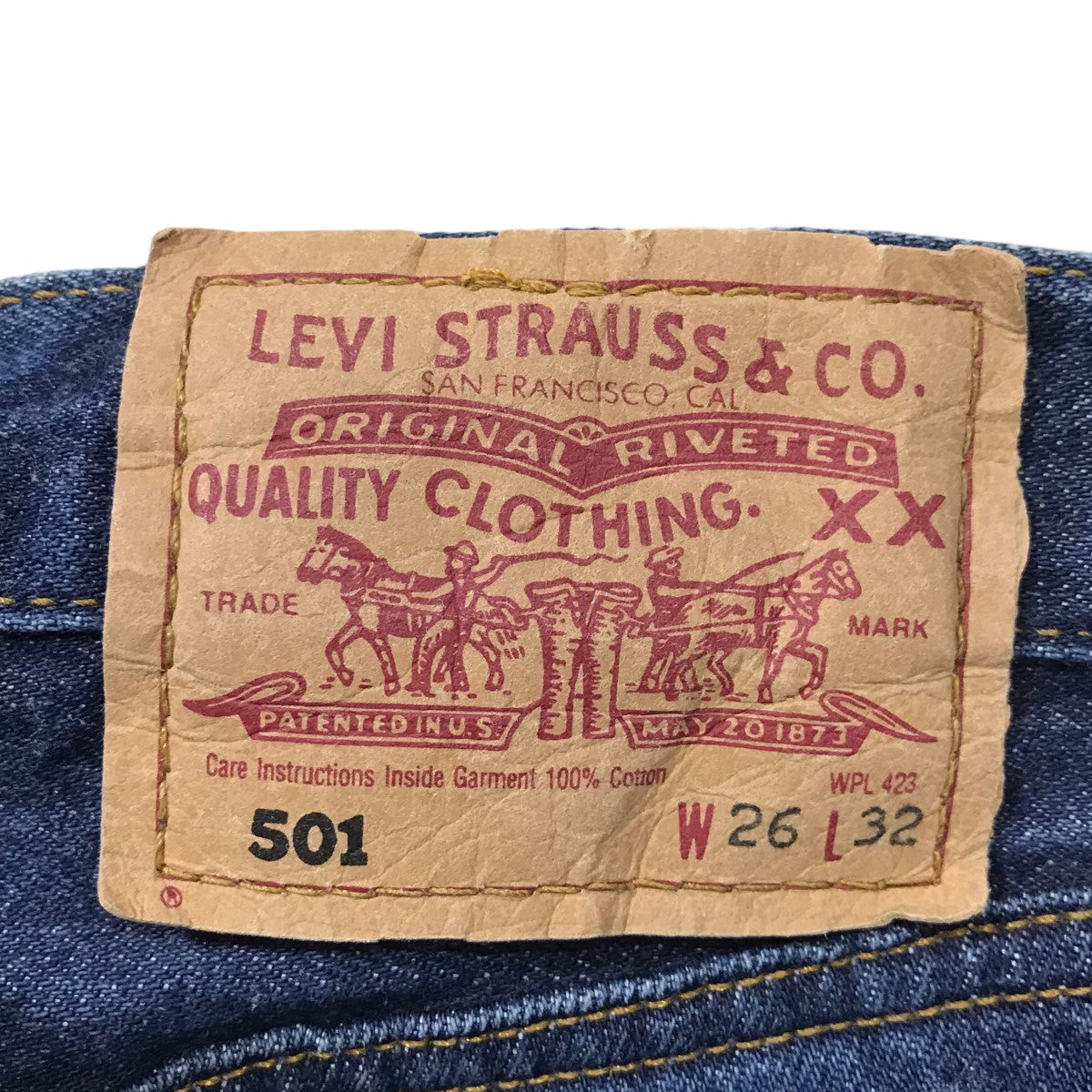 levis×CITYSHOP×A．M．S． 24SS 501 リメイクデニムパンツ