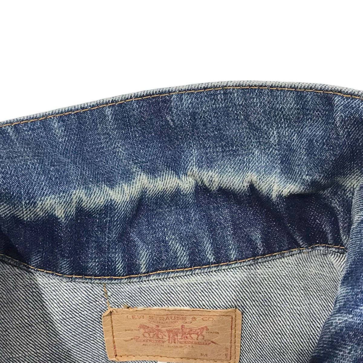 60s 3rd デニムジャケット ボタン裏522 BIG E 70505