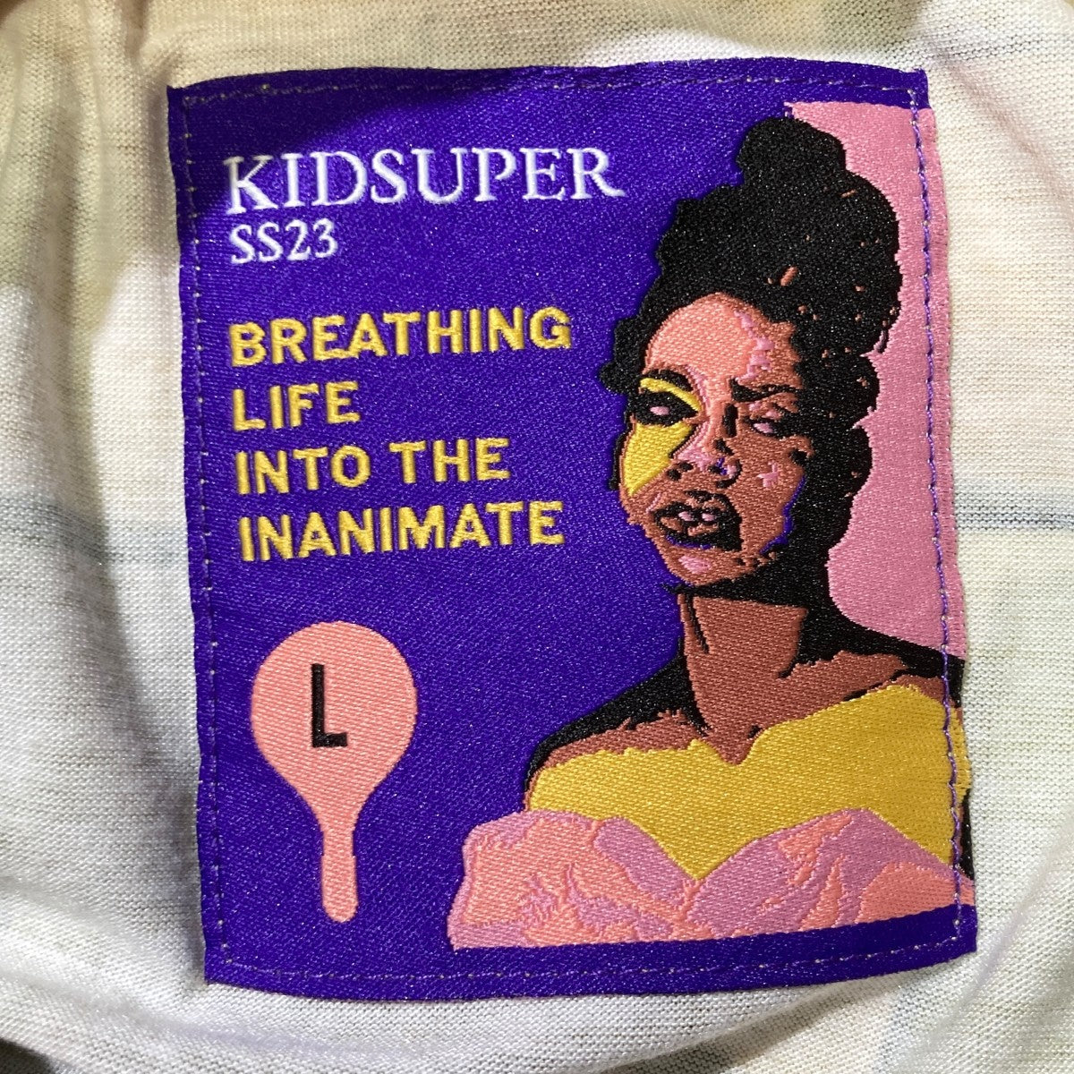 KIDSUPER STUDIOS After School Philopshy s／s 3 Button Shirtポロシャツ 古着・中古-5枚目のアイテム画像