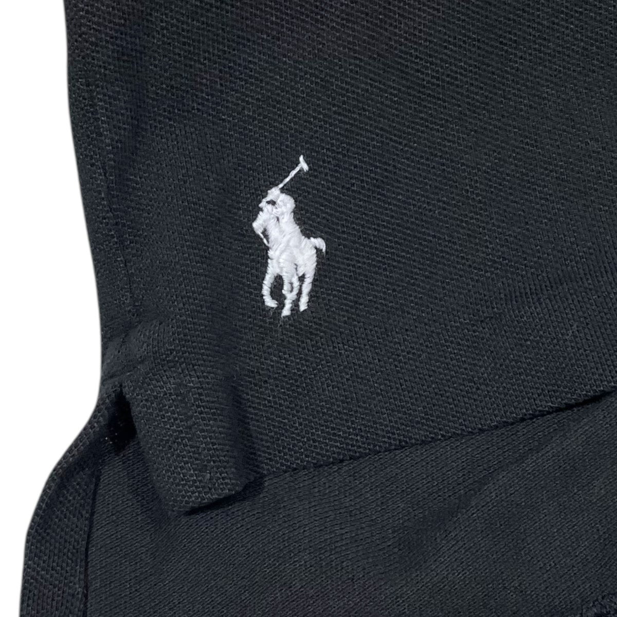 【新品、未使用】POLO RALPH LAUREN ブラック ポロシャツ L スリム フィット ストレッチ ポロシャツ