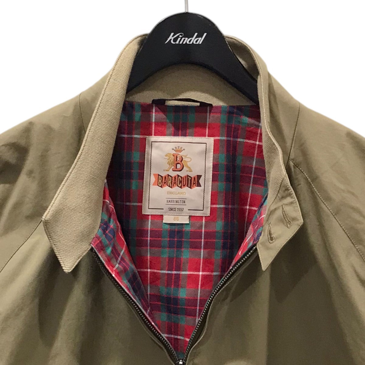 BARACUTA ジップアップジャケット G9 BARACUTA CLOTH ジーナイン バラクータ クロス BRCPS0001N 古着・中古-3枚目のアイテム画像