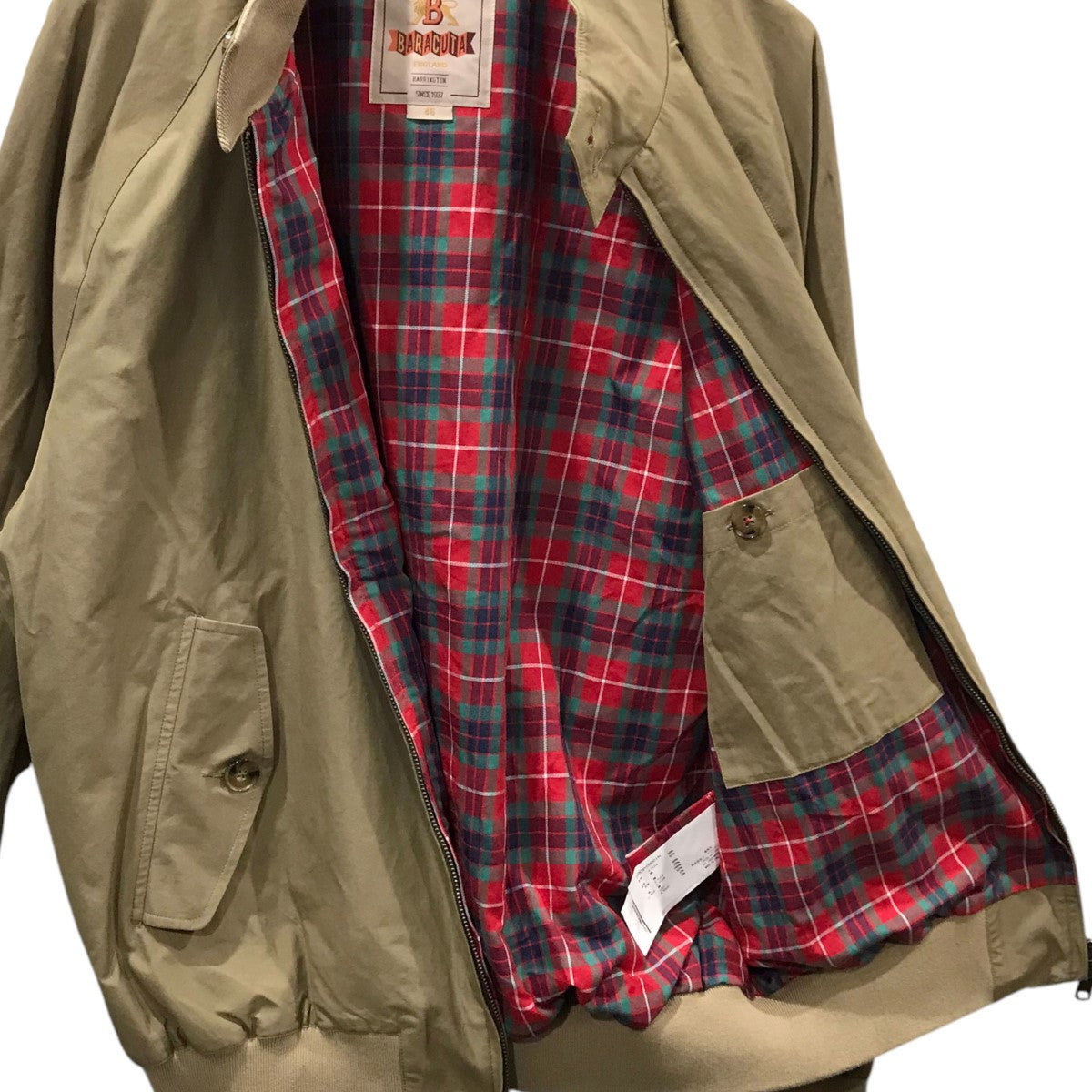 BARACUTA ジップアップジャケット G9 BARACUTA CLOTH ジーナイン バラクータ クロス BRCPS0001N 古着・中古-4枚目のアイテム画像