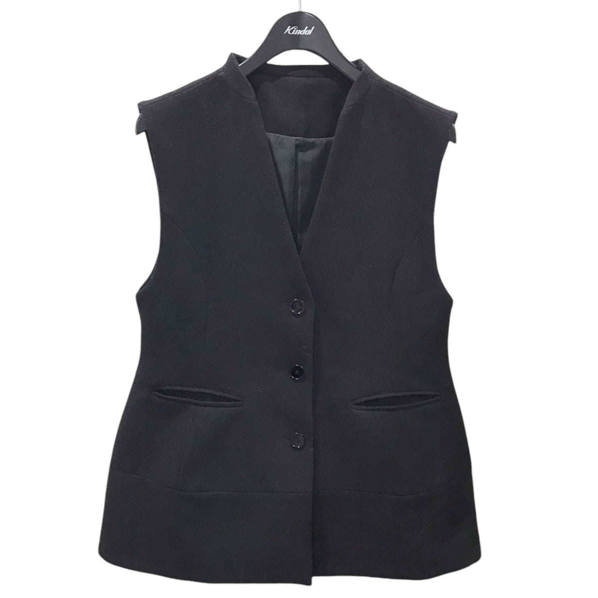 machatt(マチャット) Vネックベスト WOOL LIKE FORM VEST ウールライクフォームベスト