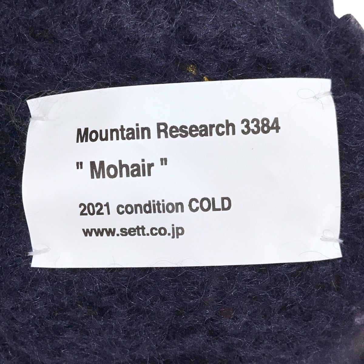 MOUNTAIN RESEARCH(マウンテンリサーチ) モヘアニットセーター Mohair MTR-3384 MTR-3384  ネイビー・イエロー・クリーム サイズ L/XL｜【公式】カインドオルオンライン ブランド古着・中古通販【kindal】