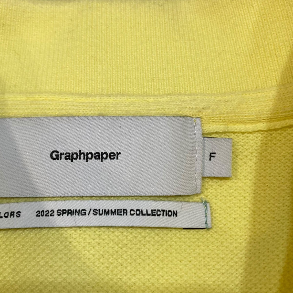 Cotton Pique Jersey S／S POLO半袖ポロシャツGM221-70230