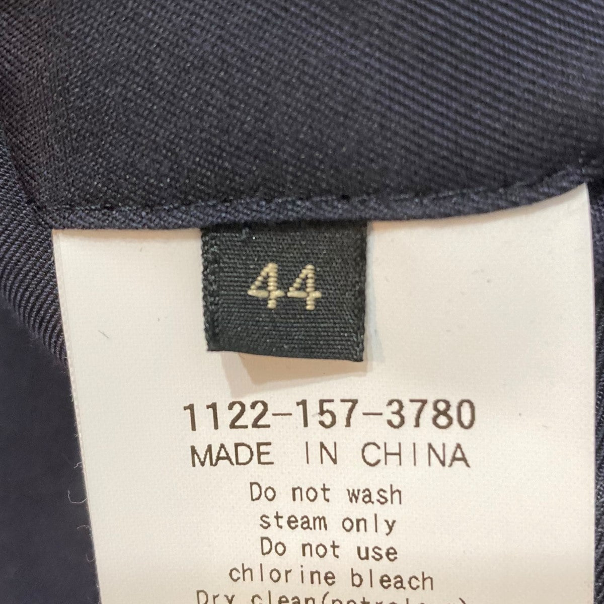 【美品】ユナイテッドアローズ リネン 黒 テーラードジャケット 46サイズ UNITED ARROWS(ユナイテッドアローズ) UAB ベルベット2B