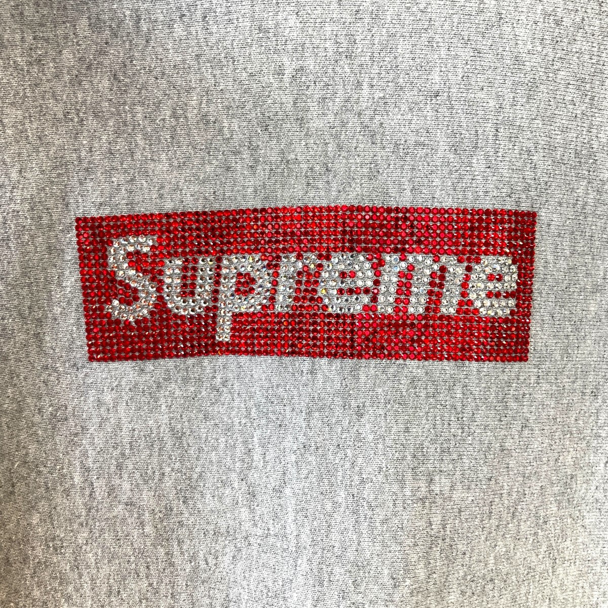 19SSswarovski box logo hooded sweatshirtフーデットスウェットパーカー