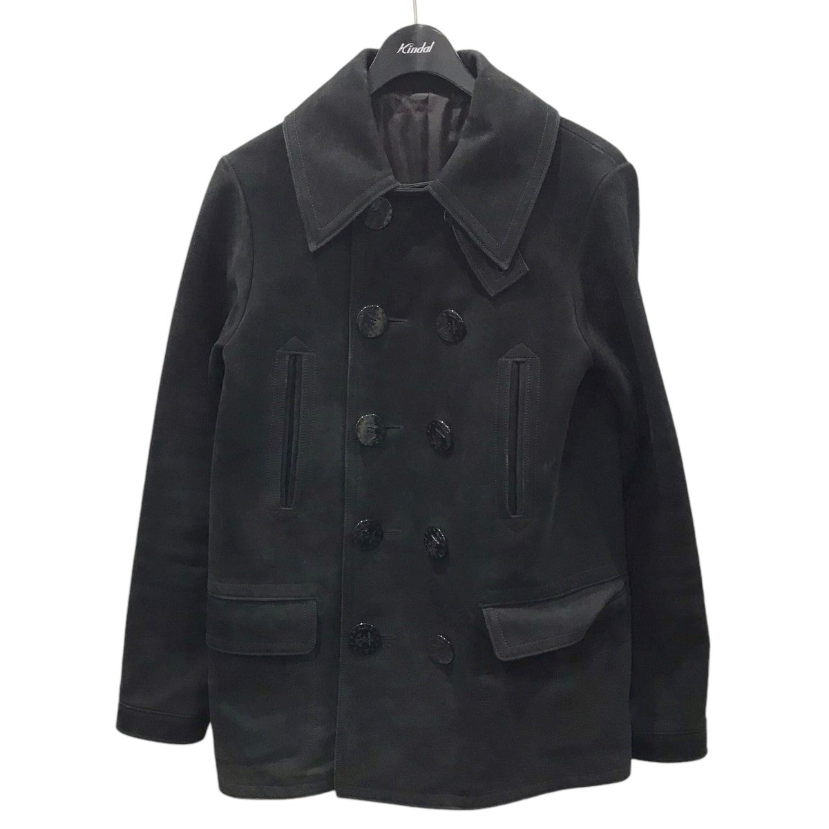 FULLCOUNT(フルカウント) Pコート WWI P-COAT HORSE NUBUCK ホースヌバック 2815 2815 ブラック サイズ  38｜【公式】カインドオルオンライン ブランド古着・中古通販【kindal】