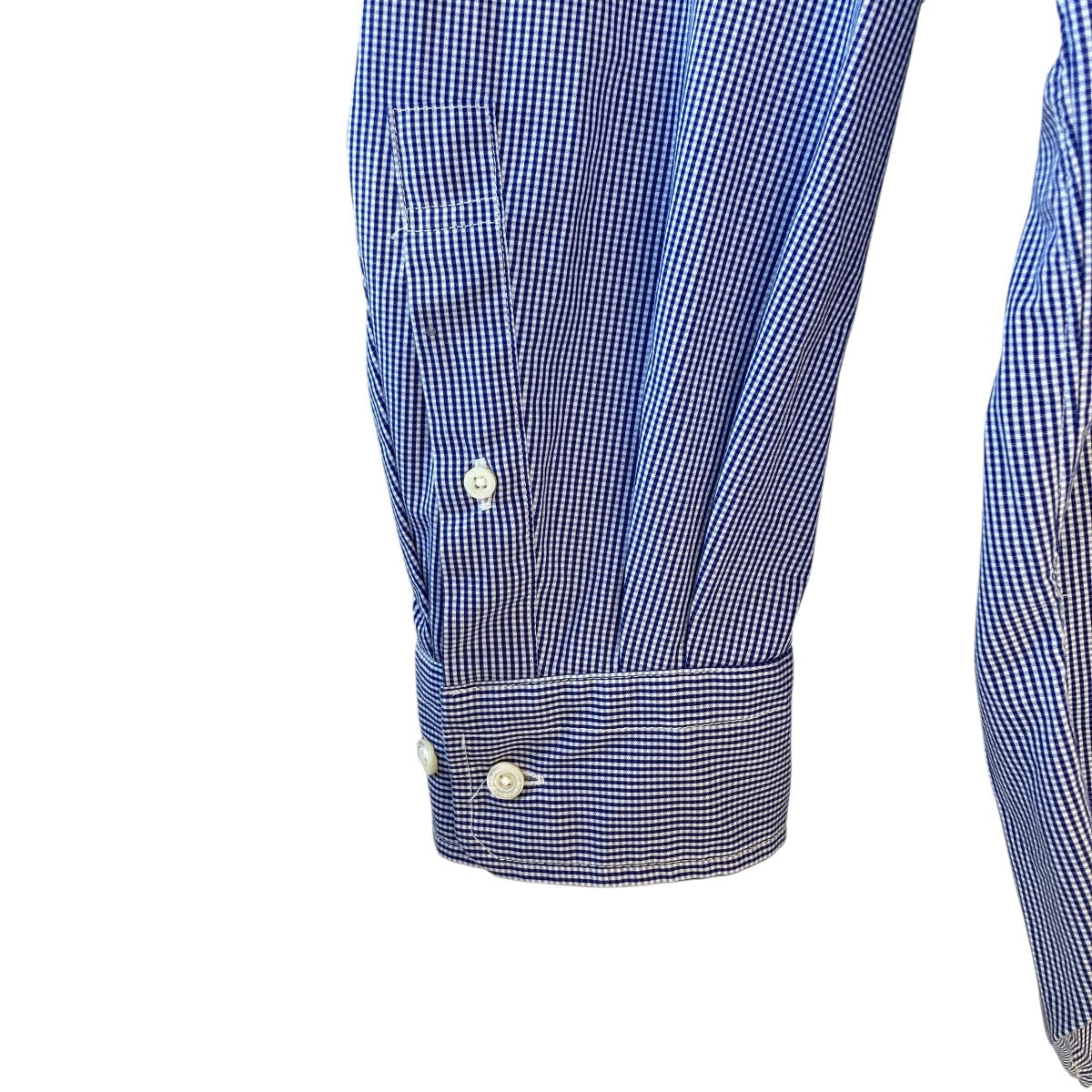 【美品】TheSoloist. チェックシャツ 定価¥57,500 size46 タカヒロミヤシタザソロイスト 長袖シャツ オンブレチェック