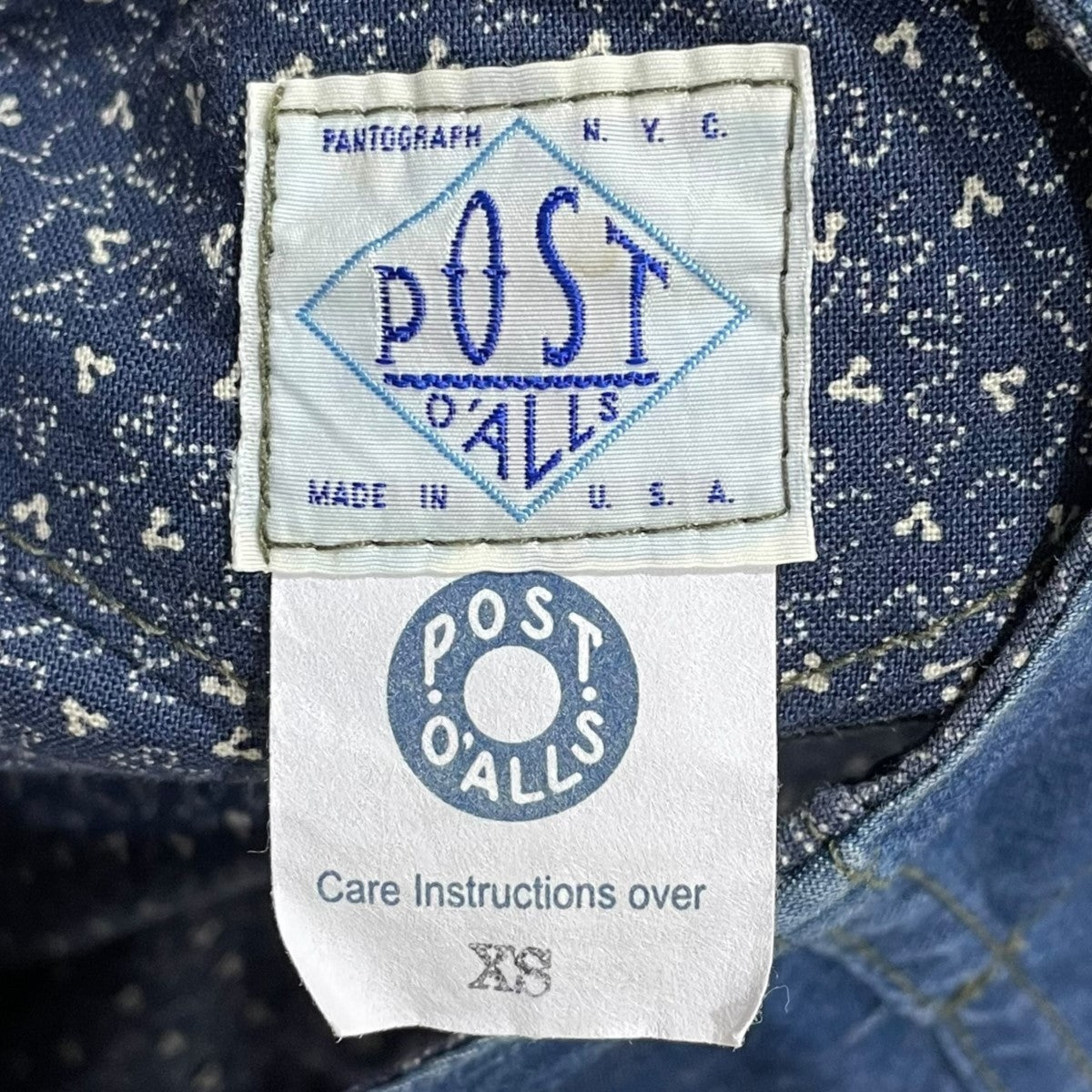 post 7oz ロイヤルトラベラー ベスト ポストオーバーオールズ　デニム POST O'ALLS(ポストオーバーオールズ) デニムベスト Royal