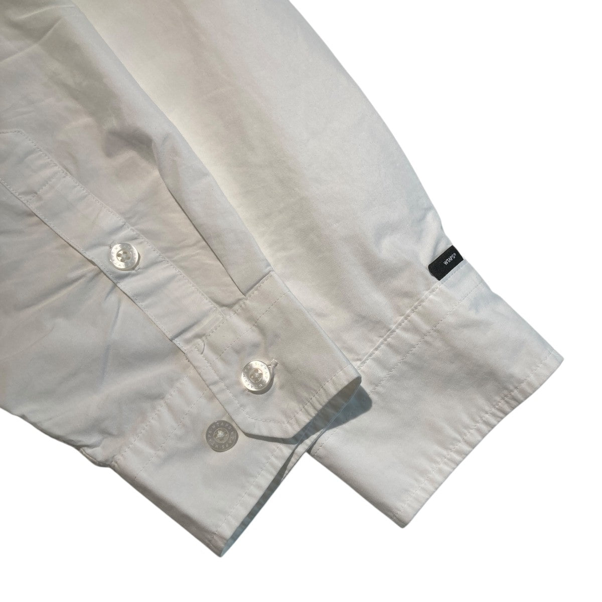 WTAPS Shirt BD 01 ／ LS ／ CTPL． BROADCLOTH． COOLMAXボタンダウンシャツ232GWDT-SHM01 古着・中古-4枚目のアイテム画像