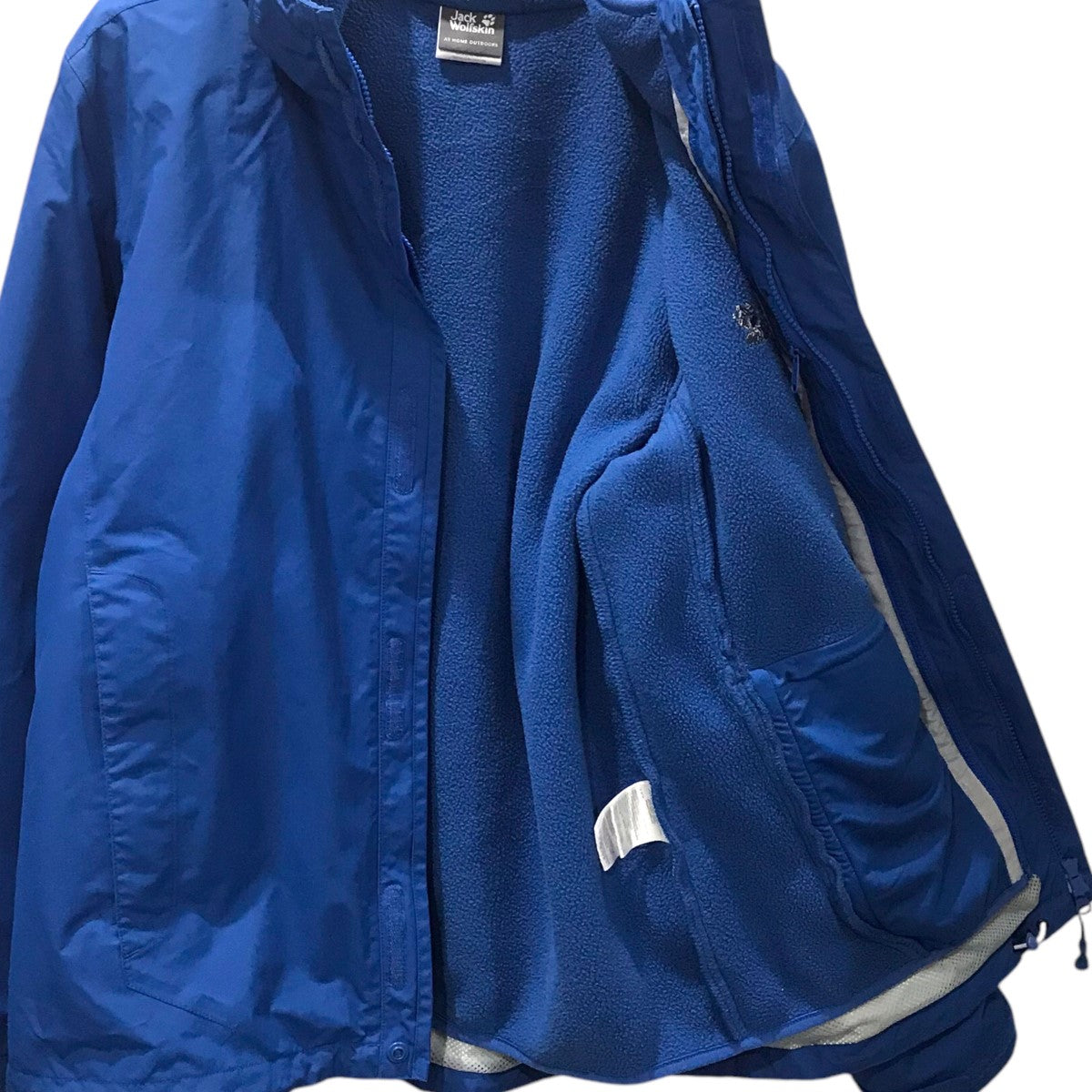 Jack Wolfskin(ジャックウルフスキン) フリースライナー付き マウンテンパーカー NANUK200 ナヌーク200 14EB000876  14EB000876 ブルー サイズ XL｜【公式】カインドオルオンライン ブランド古着・中古通販【kindal】