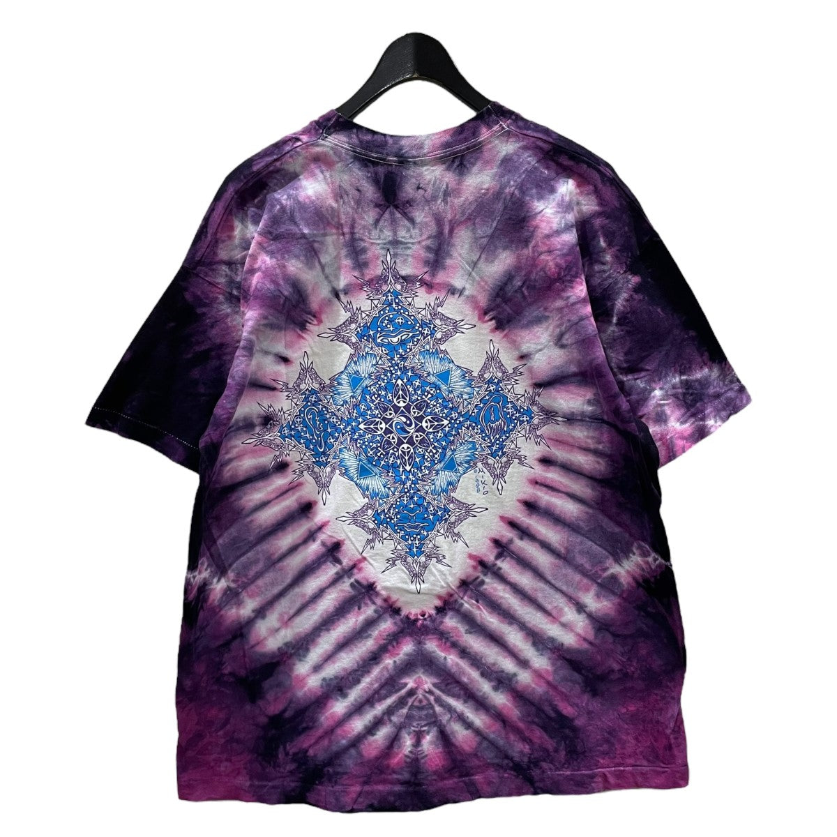 FRUIT OF THE LOOM タイダイプリントＴシャツ WOOD STOCK ウッドストック 古着・中古-2枚目のアイテム画像