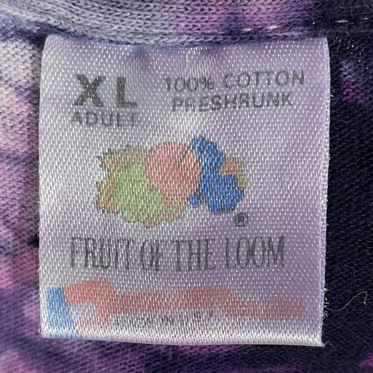 FRUIT OF THE LOOM タイダイプリントＴシャツ WOOD STOCK ウッドストック 古着・中古-4枚目のアイテム画像