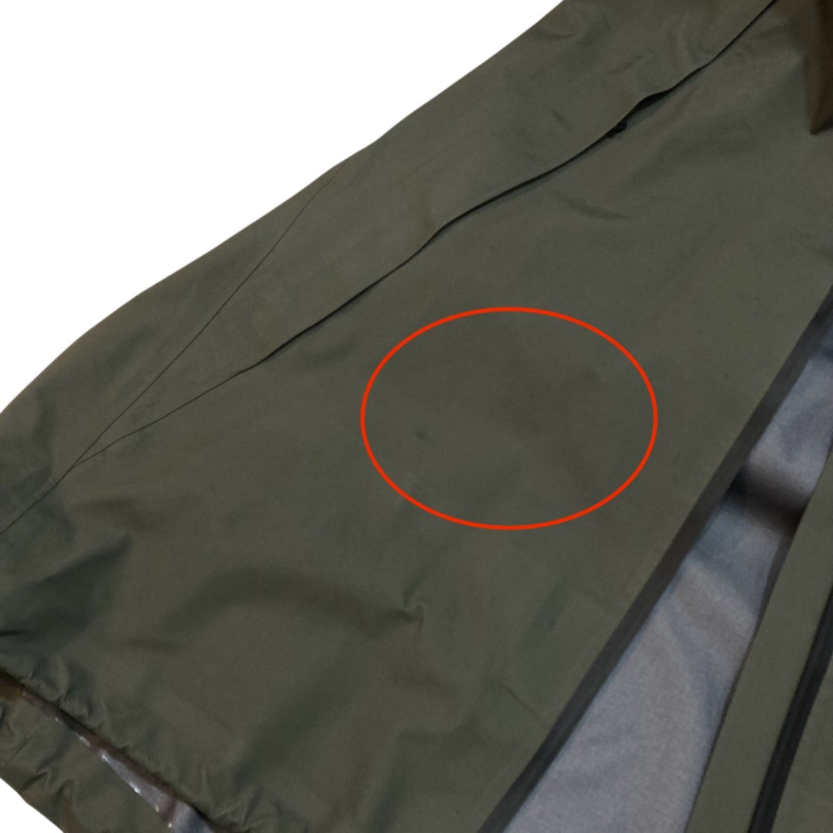 HYKE north face マウンテンパーカー オリーブグリーン/ブラック HYKE×THE NORTH FACE 24AWGTX Trail Jacketマウンテンパーカー