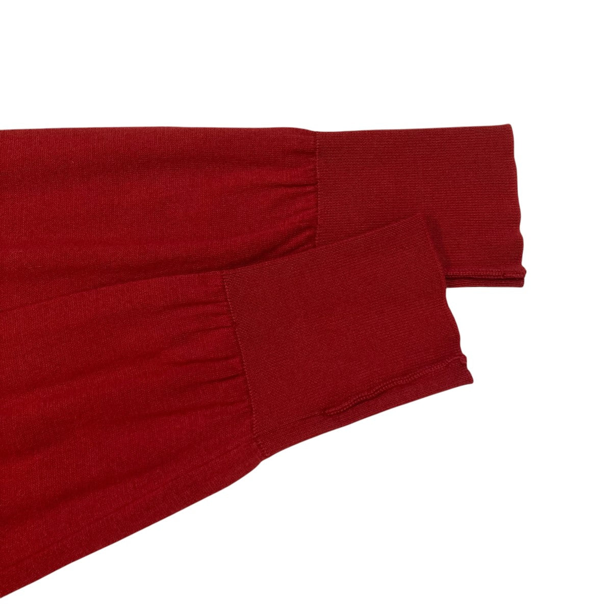 Q*様 未使用品　JOHN SMEDLEY ワインレッド Vネックセーター サイ JOHN SMEDLEY(ジョンスメドレー) Vネックニット レッド サイズ S