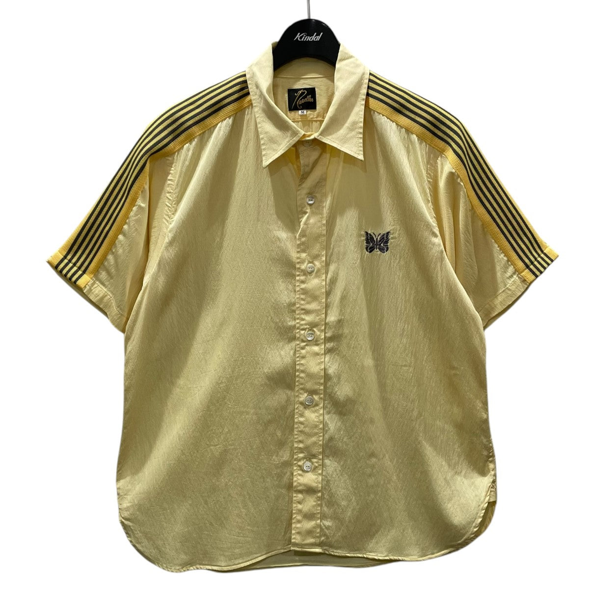 NEEDLES Studious別注 Track Tape S／S Shirt Needles×STUDIOUS 半袖シャツ Track Tape S／S Shirt トラック