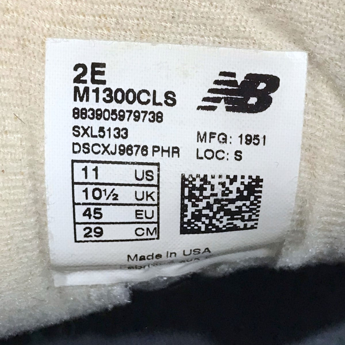 NEW BALANCE(ニューバランス) スニーカー M1300CLS MADE IN USA